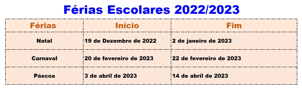 calendario escolar 2 a